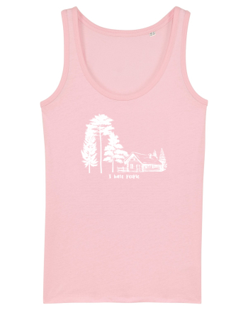 I hate people Cotton Pink