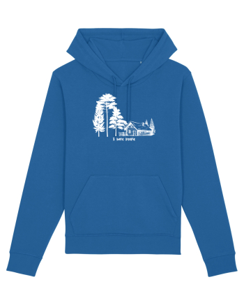 I hate people Royal Blue
