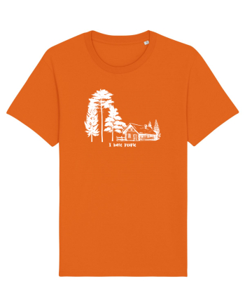 I hate people Bright Orange