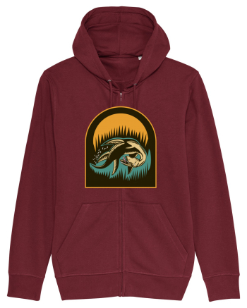 Retro Loch Ness Burgundy
