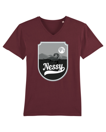 Retro Loch Ness Burgundy