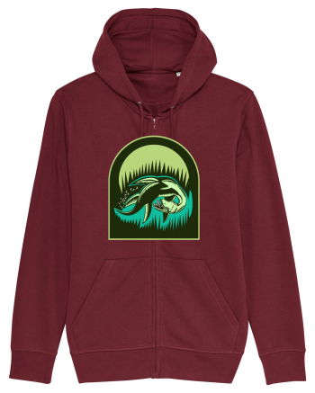 Retro Loch Ness Burgundy