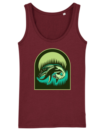 Retro Loch Ness Burgundy