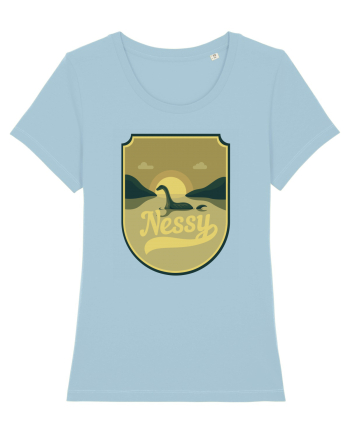 Retro Loch Ness Sky Blue