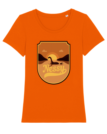 Retro Loch Ness Bright Orange