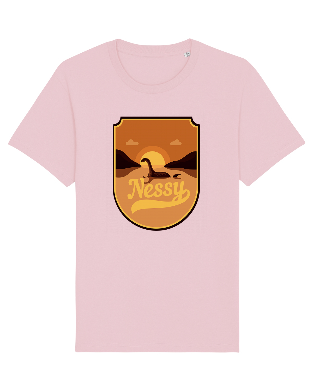 Tricou mânecă scurtă Unisex Rocker Cotton Pink