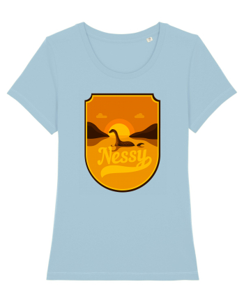 Retro Loch Ness Sky Blue
