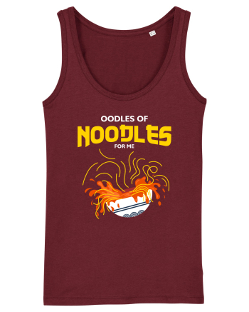 Oodles of Noodles for Me Burgundy