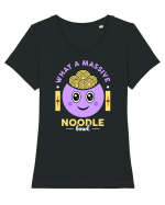 What a Massive Noodle Bowl Tricou mânecă scurtă guler larg fitted Damă Expresser