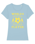 World's Okayest Soccer player  Tricou mânecă scurtă guler larg fitted Damă Expresser
