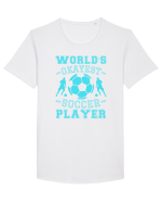 World's Okayest Soccer player  Tricou mânecă scurtă guler larg Bărbat Skater