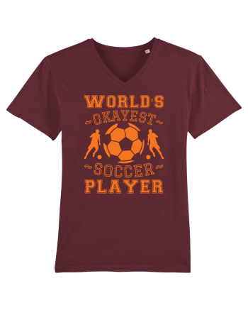 World's Okayest Soccer player  Burgundy