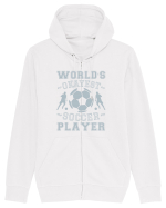 World's Okayest Soccer player  Hanorac cu fermoar Unisex Connector