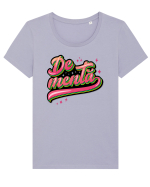 De mentă Tricou mânecă scurtă guler larg fitted Damă Expresser