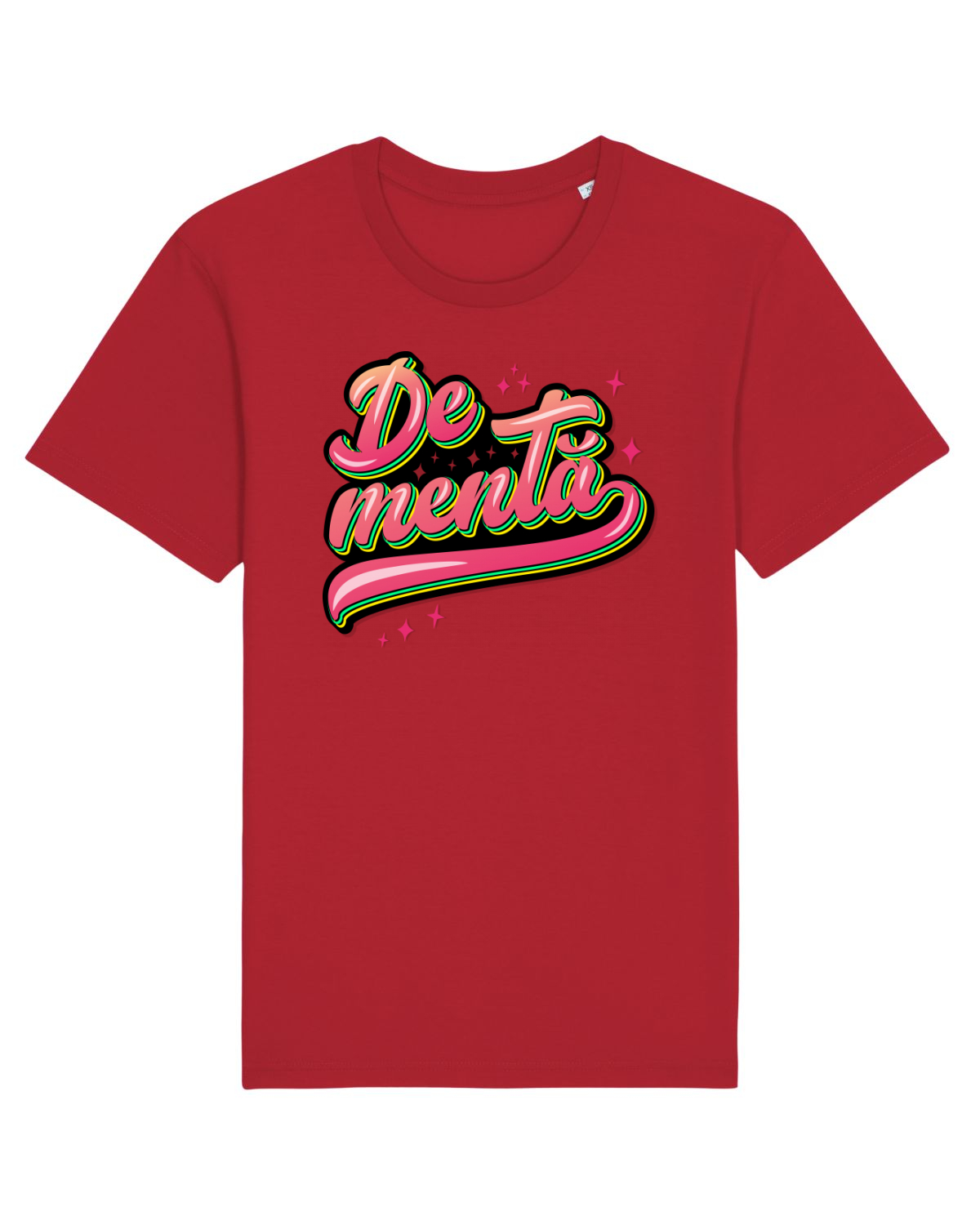 Tricou mânecă scurtă Unisex Rocker Red