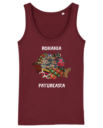 România Păturească Burgundy