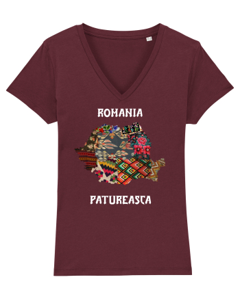 România Păturească Burgundy
