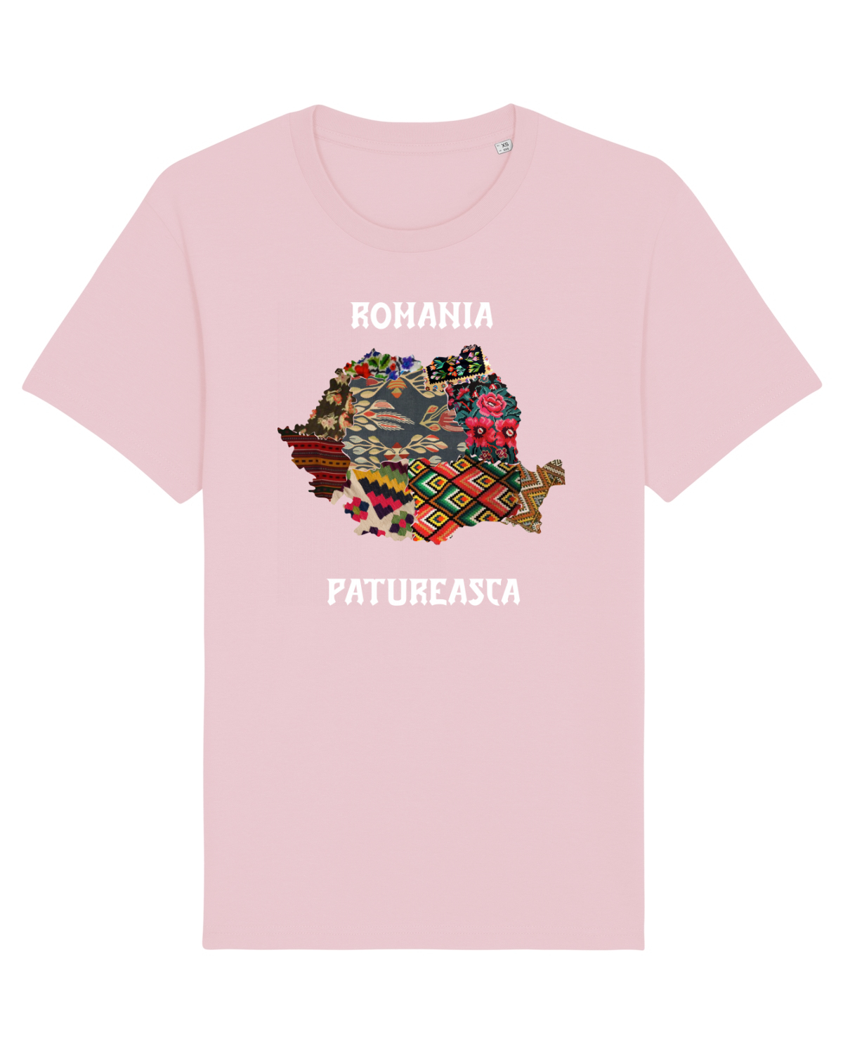 Tricou mânecă scurtă Unisex Rocker Cotton Pink