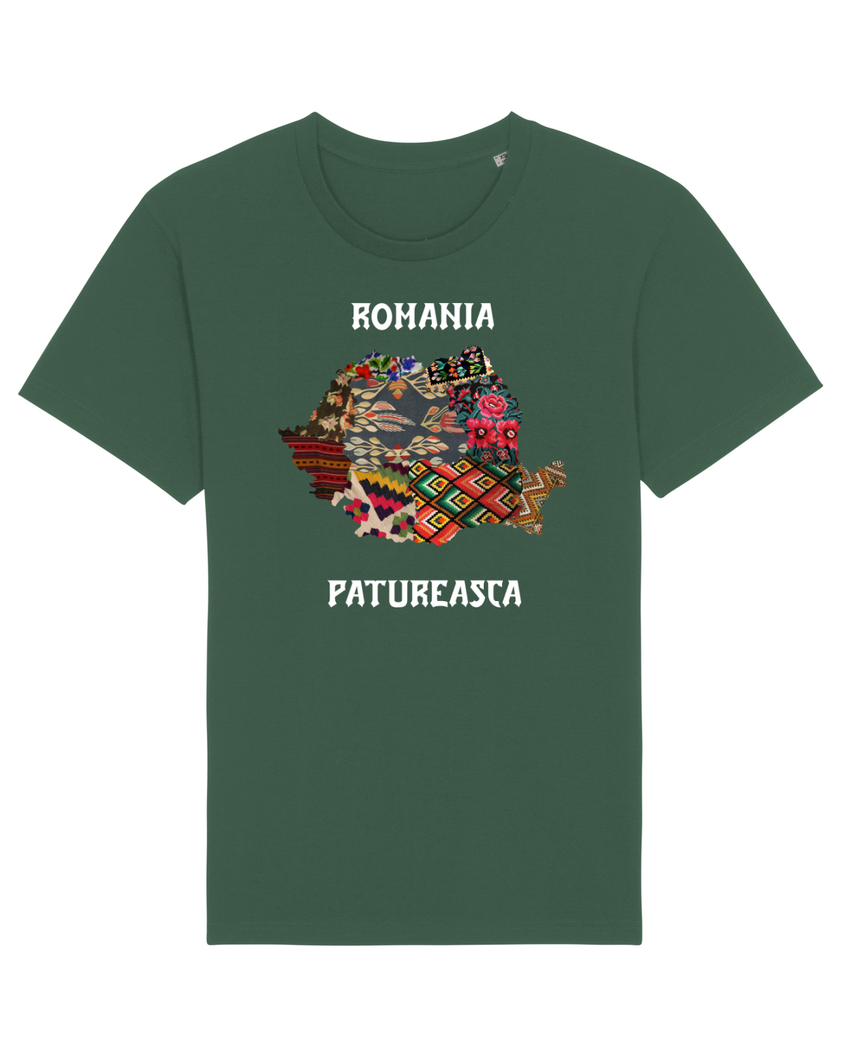 Tricou mânecă scurtă Unisex Rocker Bottle Green
