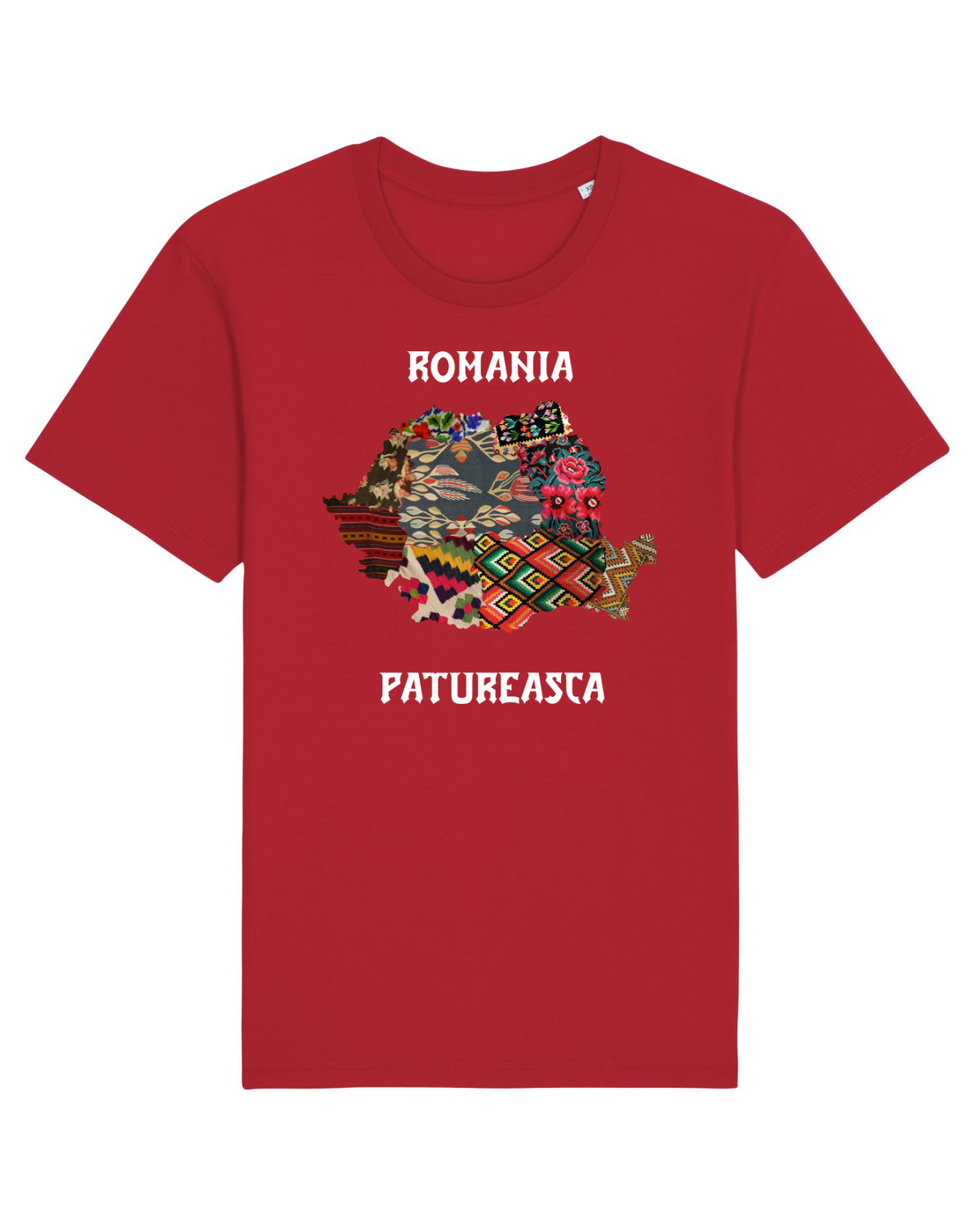 Tricou mânecă scurtă Unisex Rocker Red