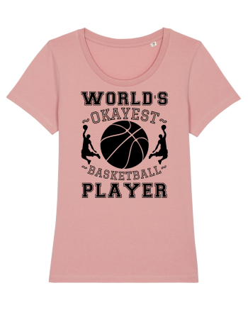 World'S Okayest Basketball Player Canyon Pink
