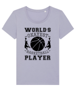 World'S Okayest Basketball Player Tricou mânecă scurtă guler larg fitted Damă Expresser