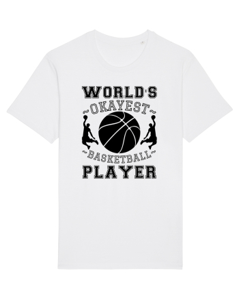 World'S Okayest Basketball Player White