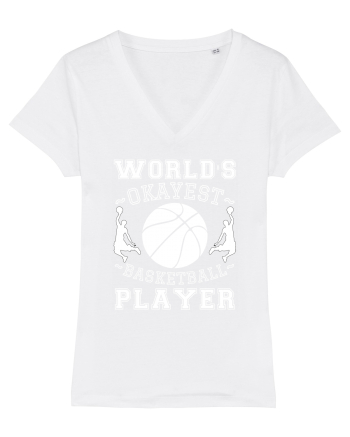 World'S Okayest Basketball Player White
