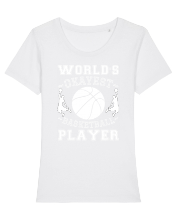 World'S Okayest Basketball Player White