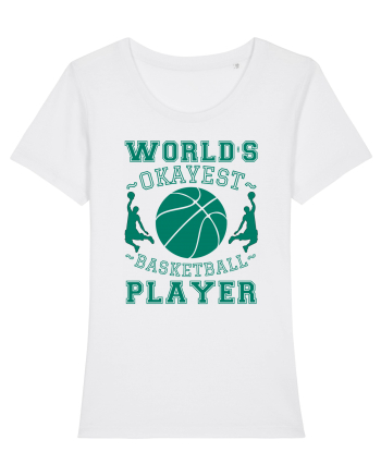 World'S Okayest Basketball Player White