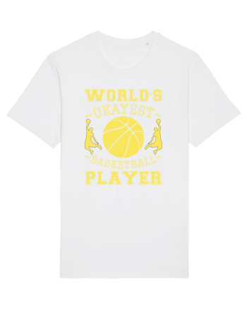 World'S Okayest Basketball Player White
