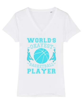 World'S Okayest Basketball Player White
