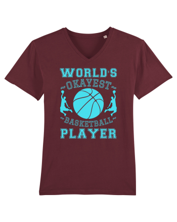 World'S Okayest Basketball Player Burgundy