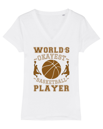 World'S Okayest Basketball Player White