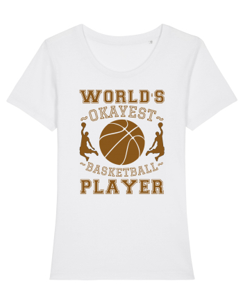 World'S Okayest Basketball Player White