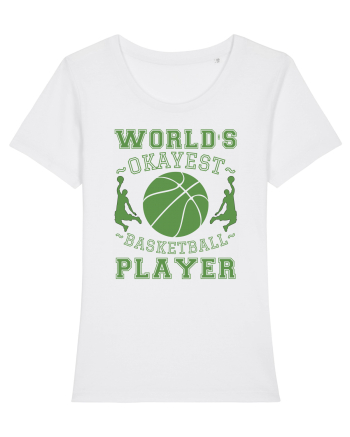 World'S Okayest Basketball Player White