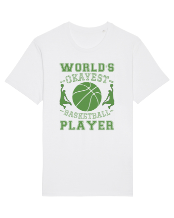 World'S Okayest Basketball Player White
