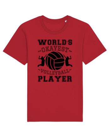 World'S Okayest Volleyball Player Red
