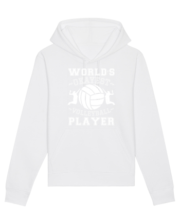 World'S Okayest Volleyball Player White