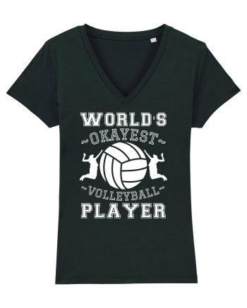 World'S Okayest Volleyball Player Black