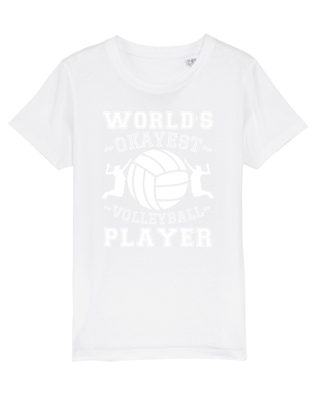 World'S Okayest Volleyball Player White