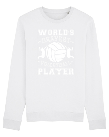 World'S Okayest Volleyball Player White