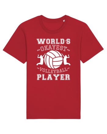World'S Okayest Volleyball Player Red