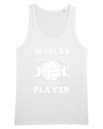 World'S Okayest Volleyball Player White
