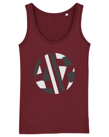 Abstract Ball Burgundy
