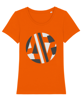 Abstract Ball Bright Orange