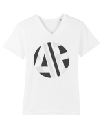 Abstract Ball Tricou mânecă scurtă guler V Bărbat Presenter