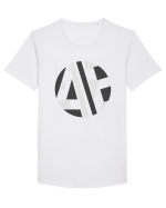 Abstract Ball Tricou mânecă scurtă guler larg Bărbat Skater