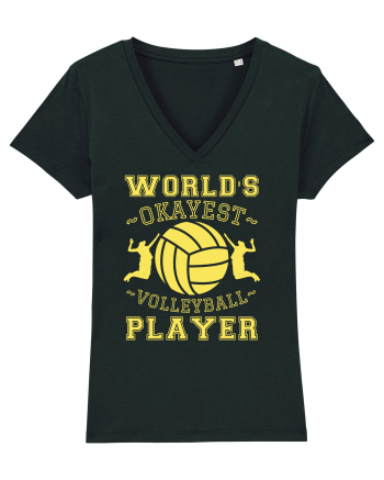 World'S Okayest Volleyball Player Black