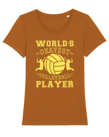 World'S Okayest Volleyball Player Roasted Orange
